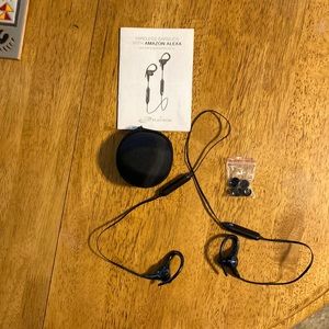 Wireless earbuds with Alexa
